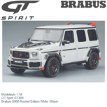 Modelauto 1:18 | GT Spirit GT406 | Brabus G900 Rocket Edition White / Black Modelauto 1:18 | GT Spirit GT406 | Brabus G900 Rocket Edition White / Black