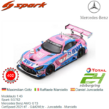 Modelauto 1:43 | Spark SG752 | Mercedes Benz AMG GT3 | GetSpeed 2021 #7 - Götz - Juncadella - Marciello Modelauto 1:43 | Spark SG752 | Mercedes Benz AMG GT3 | GetSpeed 2021 #7 - Götz - Juncadella - Marciello