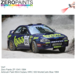 Verf | Zero Paints ZP-1041-1994 | Airbrush Paint 60ml Subaru WRC 555 MonteCarlo Blue 1994 Verf | Zero Paints ZP-1041-1994 | Airbrush Paint 60ml Subaru WRC 555 MonteCarlo Blue 1994