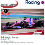 Modelauto 1:18 | Minichamps 117201611 | BWT Racing Point F1 Team RP20 2020 #11 - Pérez Modelauto 1:18 | Minichamps 117201611 | BWT Racing Point F1 Team RP20 2020 #11 - Pérez