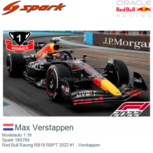 Modelauto 1:18 | Spark 18S764 | Red Bull Racing RB18 RBPT 2022 #1 - Verstappen Modelauto 1:18 | Spark 18S764 | Red Bull Racing RB18 RBPT 2022 #1 - Verstappen