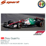 Modelauto 1:18 | Spark 18S767 | Alfa Romeo F1 C42 ORLEN 2022 #24 - GuanYu Modelauto 1:18 | Spark 18S767 | Alfa Romeo F1 C42 ORLEN 2022 #24 - GuanYu