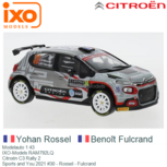 Modelauto 1:43 | IXO-Models RAM792LQ | Citroën C3 Rally 2 | Sports and You 2021 #30 - Rossel - Fulcrand Modelauto 1:43 | IXO-Models RAM792LQ | Citroën C3 Rally 2 | Sports and You 2021 #30 - Rossel - Fulcrand