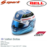 Helm 1:5 | Spark 5HF063 | Bell Helmet | Mercedes AMG F1 Team 2021 #77 - Valtteri Bottas Helm 1:5 | Spark 5HF063 | Bell Helmet | Mercedes AMG F1 Team 2021 #77 - Valtteri Bottas