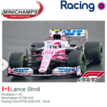 Modelauto 1:43 | Minichamps 417201418 | Racing Point RP20 2020 #18 - Stroll Modelauto 1:43 | Minichamps 417201418 | Racing Point RP20 2020 #18 - Stroll