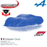 Modelauto 1:43 | Minichamps 417211231 | Alpine F1 A521 2021 - Ocon Modelauto 1:43 | Minichamps 417211231 | Alpine F1 A521 2021 - Ocon