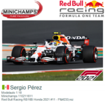 Modelauto 1:18 | Minichamps 110211611 | Red Bull Racing RB16B Honda 2021 #11 - Pérez Modelauto 1:18 | Minichamps 110211611 | Red Bull Racing RB16B Honda 2021 #11 - Pérez