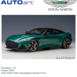Modelauto 1:18 | Autoart 70297 | Aston Martin DBS Superleggera Racing Green Modelauto 1:18 | Autoart 70297 | Aston Martin DBS Superleggera Racing Green