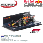 Modelauto 1:43 | Minichamps 410212333 | Red Bull Racing RB16B 2021 #33 - M.Verstappen Modelauto 1:43 | Minichamps 410212333 | Red Bull Racing RB16B 2021 #33 - M.Verstappen