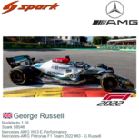 Modelauto 1:18 | Spark S8546 | Mercedes AMG W13 E-Performance | Mercedes-AMG Petronas F1 Team 2022 #63 - G.Russell Modelauto 1:18 | Spark S8546 | Mercedes AMG W13 E-Performance | Mercedes-AMG Petronas F1 Team 2022 #63 - G.Russell