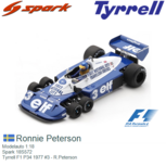 Modelauto 1:18 | Spark 18S572 | Tyrrell F1 P34 1977 #3 - R.Peterson Modelauto 1:18 | Spark 18S572 | Tyrrell F1 P34 1977 #3 - R.Peterson