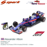 Modelauto 1:43 | Spark S6079 | Scuderia Toro Rosso STR14 Honda 2019 #23 - Alexander Albon Modelauto 1:43 | Spark S6079 | Scuderia Toro Rosso STR14 Honda 2019 #23 - Alexander Albon