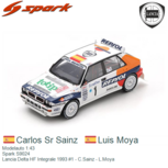 Modelauto 1:43 | Spark S9024 | Lancia Delta HF Integrale 1993 #1 - C.Sainz - L.Moya Modelauto 1:43 | Spark S9024 | Lancia Delta HF Integrale 1993 #1 - C.Sainz - L.Moya