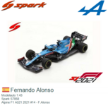 Modelauto 1:43 | Spark S7858 | Alpine F1 A521 2021 #14 - F.Alonso Modelauto 1:43 | Spark S7858 | Alpine F1 A521 2021 #14 - F.Alonso