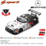 Modelauto 1:43 | Spark SB500 | AMG Team AKKodis ASP GT3 2022 - D.Juncadella - J.Gounon - R.Marciello Modelauto 1:43 | Spark SB500 | AMG Team AKKodis ASP GT3 2022 - D.Juncadella - J.Gounon - R.Marciello