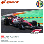 Modelauto 1:43 | Spark S8549 | Alfa Romeo F1 C42 2022 #24 - Z.GuanYu Modelauto 1:43 | Spark S8549 | Alfa Romeo F1 C42 2022 #24 - Z.GuanYu