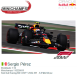 Modelauto 1:18 | Minichamps 110220011 | Red Bull Racing RB18 RPT 2022 #11 - S.Pérez Modelauto 1:18 | Minichamps 110220011 | Red Bull Racing RB18 RPT 2022 #11 - S.Pérez