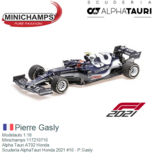 Modelauto 1:18 | Minichamps 117210710 | Alpha Tauri AT02 Honda | Scuderia AlphaTauri Honda 2021 #10 - P.Gasly Modelauto 1:18 | Minichamps 117210710 | Alpha Tauri AT02 Honda | Scuderia AlphaTauri Honda 2021 #10 - P.Gasly