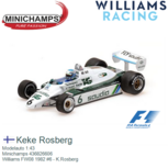 Modelauto 1:43 | Minichamps 436826606 | Williams FW08 1982 #6 - K.Rosberg Modelauto 1:43 | Minichamps 436826606 | Williams FW08 1982 #6 - K.Rosberg