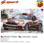 Modelauto 1:43 | Spark S6701 | Abarth 124 Rally RGT 2022 #49 - M.Rada - J.Jugas Modelauto 1:43 | Spark S6701 | Abarth 124 Rally RGT 2022 #49 - M.Rada - J.Jugas