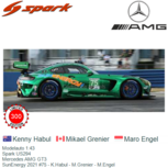 Modelauto 1:43 | Spark US294 | Mercedes AMG GT3 | SunEnergy 2021 #75 - K.Habul - M.Grenier - M.Engel Modelauto 1:43 | Spark US294 | Mercedes AMG GT3 | SunEnergy 2021 #75 - K.Habul - M.Grenier - M.Engel