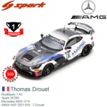 Modelauto 1:43 | Spark SF263 | Mercedes AMG GT4 | AKKA ASP 2021 #16 - T.Drouet Modelauto 1:43 | Spark SF263 | Mercedes AMG GT4 | AKKA ASP 2021 #16 - T.Drouet