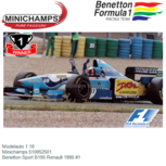 Modelauto 1:18 | Minichamps 510952501 | Benetton Sport B195 Renault 1995 #1 Modelauto 1:18 | Minichamps 510952501 | Benetton Sport B195 Renault 1995 #1