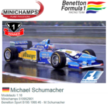 Modelauto 1:18 | Minichamps 510952901 | Benetton Sport B195 1995 #5 - M.Schumacher Modelauto 1:18 | Minichamps 510952901 | Benetton Sport B195 1995 #5 - M.Schumacher