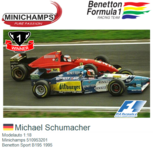 Modelauto 1:18 | Minichamps 510953201 | Benetton Sport B195 1995 Modelauto 1:18 | Minichamps 510953201 | Benetton Sport B195 1995