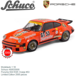 Modelauto 1:18 | Schuco 450033500 | Porsche 934 RSR Oranje #53 Modelauto 1:18 | Schuco 450033500 | Porsche 934 RSR Oranje #53