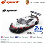 Modelauto 1:87 | Spark 87S144 | Porsche 911 RSR LMGTE-PRO | Porsche GT 2018 #93 France / Le Mans 24 Hours Modelauto 1:87 | Spark 87S144 | Porsche 911 RSR LMGTE-PRO | Porsche GT 2018 #93 France / Le Mans 24 Hours