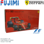 Bouwpakket 1:20 | Fujimi Mokei FU 09045 | Ferrari F1-90 1990 Bouwpakket 1:20 | Fujimi Mokei FU 09045 | Ferrari F1-90 1990