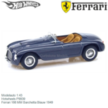 Modelauto 1:43 | Hotwheels P9939 | Ferrari 166 MM Barchetta Blauw 1949 Modelauto 1:43 | Hotwheels P9939 | Ferrari 166 MM Barchetta Blauw 1949
