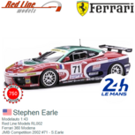 Modelauto 1:43 | Red Line Models RL002 | Ferrari 360 Modena | JMB Competition 2002 #71 France / Le Mans 24 Hours Modelauto 1:43 | Red Line Models RL002 | Ferrari 360 Modena | JMB Competition 2002 #71 France / Le Mans 24 Hours
