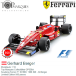 Modelauto 1:18 | Top Marques Collectibles GP008A | Ferrari F1 87/88C Scuderia Ferrari 1988 #28 Modelauto 1:18 | Top Marques Collectibles GP008A | Ferrari F1 87/88C Scuderia Ferrari 1988 #28