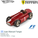 Modelauto 1:43 | Hotwheels T6276 | Ferrari D50 1956 #1 Modelauto 1:43 | Hotwheels T6276 | Ferrari D50 1956 #1
