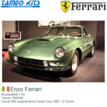 Bouwpakket 1:43 | Tameo TMK440 | Ferrari 400 Superamerica Verde Dora 1962 Bouwpakket 1:43 | Tameo TMK440 | Ferrari 400 Superamerica Verde Dora 1962