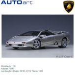 Modelauto 1:18 | Autoart 79143 | Lamborghini Diablo SE30 JOTA Titanio 1995 Modelauto 1:18 | Autoart 79143 | Lamborghini Diablo SE30 JOTA Titanio 1995