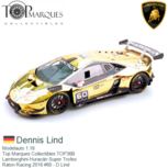 Modelauto 1:18 | Top Marques Collectibles TOP36B | Lamborghini Huracán Super Trofeo | Raton Racing 2016 #60 Spain / Valentia Modelauto 1:18 | Top Marques Collectibles TOP36B | Lamborghini Huracán Super Trofeo | Raton Racing 2016 #60 Spain / Valentia