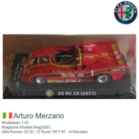 Modelauto 1:43 | Magazine Models Mag33SC | Alfa Romeo 33 SC 12 Rood 1977 #1 Salzburg / 300KM Modelauto 1:43 | Magazine Models Mag33SC | Alfa Romeo 33 SC 12 Rood 1977 #1 Salzburg / 300KM