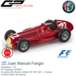 Modelauto 1:18 | GP Replicas GP083A | Scuderia Alfa Romeo Alfetta 159 1951 #22 - J.Fangio Modelauto 1:18 | GP Replicas GP083A | Scuderia Alfa Romeo Alfetta 159 1951 #22 - J.Fangio