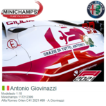 Modelauto 1:18 | Minichamps 117212399 | Alfa Romeo Orlen C41 2021 #99 - A.Giovinazzi Modelauto 1:18 | Minichamps 117212399 | Alfa Romeo Orlen C41 2021 #99 - A.Giovinazzi