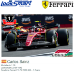 Modelauto 1:18 | Looksmart LS18F1043 | Scuderia Ferrari F1-75 2022 #55 - C.Sainz Modelauto 1:18 | Looksmart LS18F1043 | Scuderia Ferrari F1-75 2022 #55 - C.Sainz