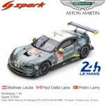 Modelauto 1:43 | Spark S7044 | Aston Martin Racing V8 Vantage GTE LMGTE-AM 2018 #98 - M.Lauda - P.Dalla Lana - P.Lamy Modelauto 1:43 | Spark S7044 | Aston Martin Racing V8 Vantage GTE LMGTE-AM 2018 #98 - M.Lauda - P.Dalla Lana - P.Lamy