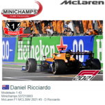 Modelauto 1:43 | Minichamps 537215803 | McLaren F1 MCL35M 2021 #3 - D.Ricciardo Modelauto 1:43 | Minichamps 537215803 | McLaren F1 MCL35M 2021 #3 - D.Ricciardo