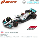 Modelauto 1:43 | Spark S8515 | Mercedes AMG Petronas F1 Team W13 E-Performance 2022 #44 - L.Hamilton Modelauto 1:43 | Spark S8515 | Mercedes AMG Petronas F1 Team W13 E-Performance 2022 #44 - L.Hamilton