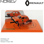 Modelauto 1:43 | Norev 510502 | Renault 5 Oranje 1980 Modelauto 1:43 | Norev 510502 | Renault 5 Oranje 1980