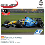 Modelauto 1:18 | Minichamps 117051105 | Renault F1 R25 2005 #5 - F.Alonso Modelauto 1:18 | Minichamps 117051105 | Renault F1 R25 2005 #5 - F.Alonso