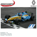 Modelauto 1:18 | Minichamps 117051705 | Renault F1 R25 2005 #5 Modelauto 1:18 | Minichamps 117051705 | Renault F1 R25 2005 #5