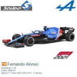 Modelauto 1:18 | Solido 1808101 | Alpine F1 Team A521 2021 #14 - F.Alonso Modelauto 1:18 | Solido 1808101 | Alpine F1 Team A521 2021 #14 - F.Alonso